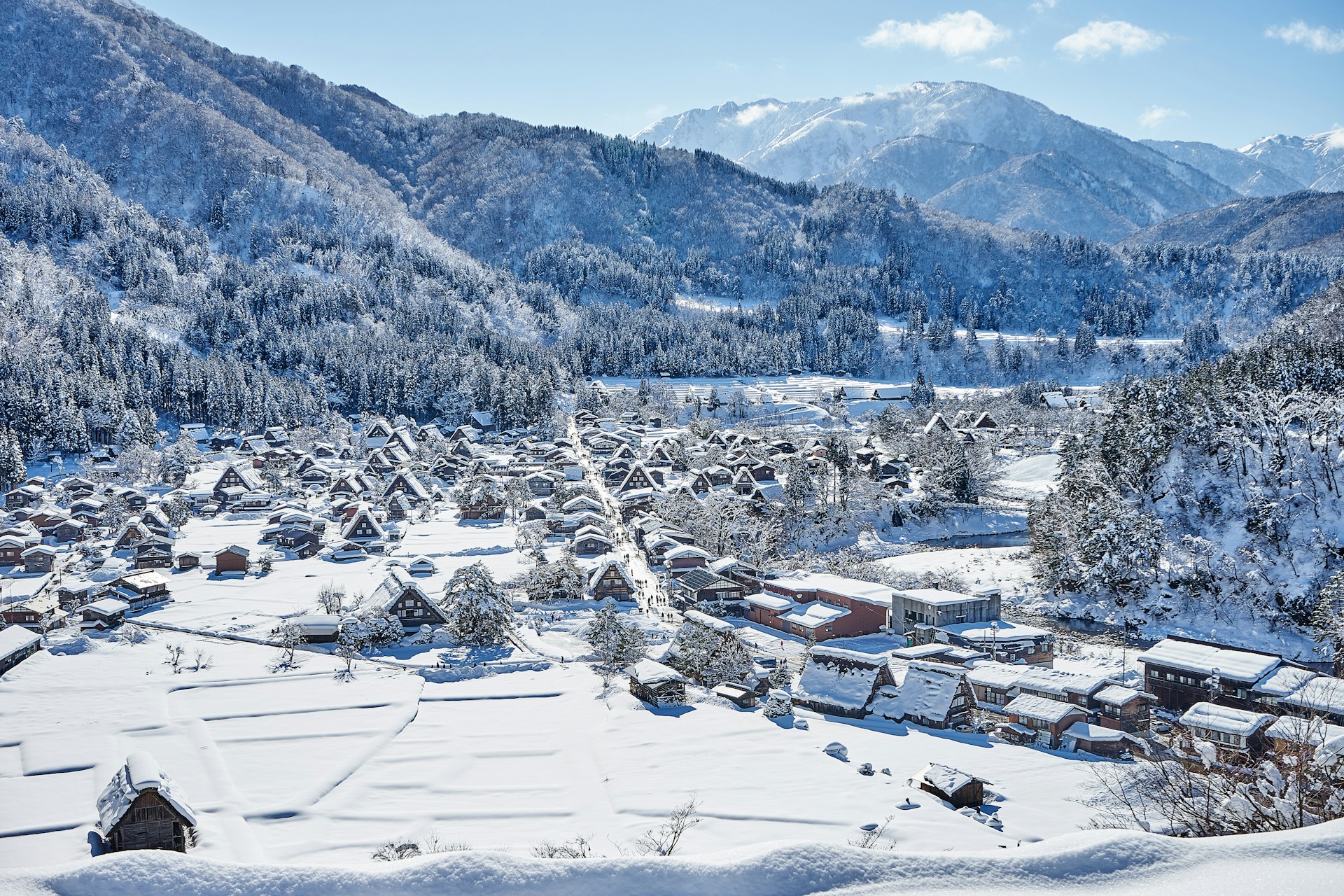 snowy village